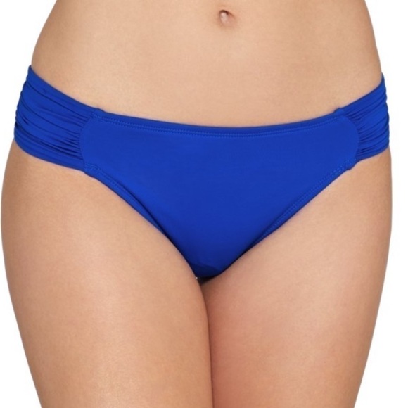 Nwt La Blanca Island Goddess Halter 2 Piece Bikini swimsuit in Blueberry - Picture 2 of 6